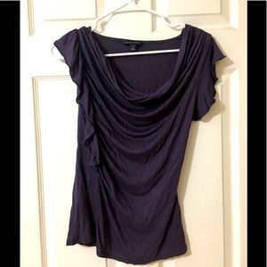 Banana republic purple drape T shirt, Petite XS wore once